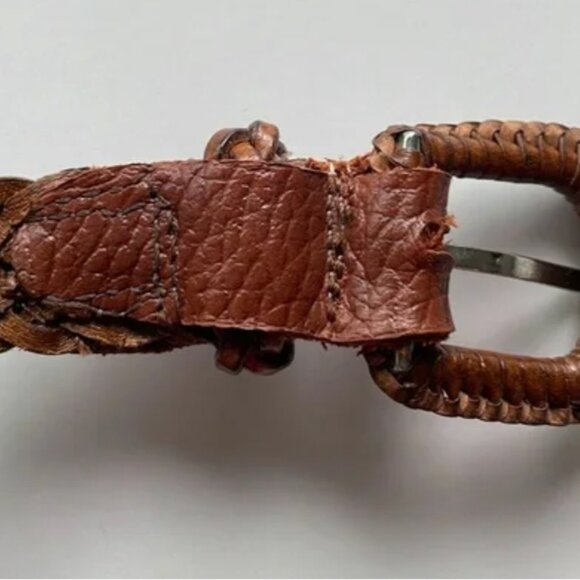 Leather Braided Belt - Picture 3 of 11